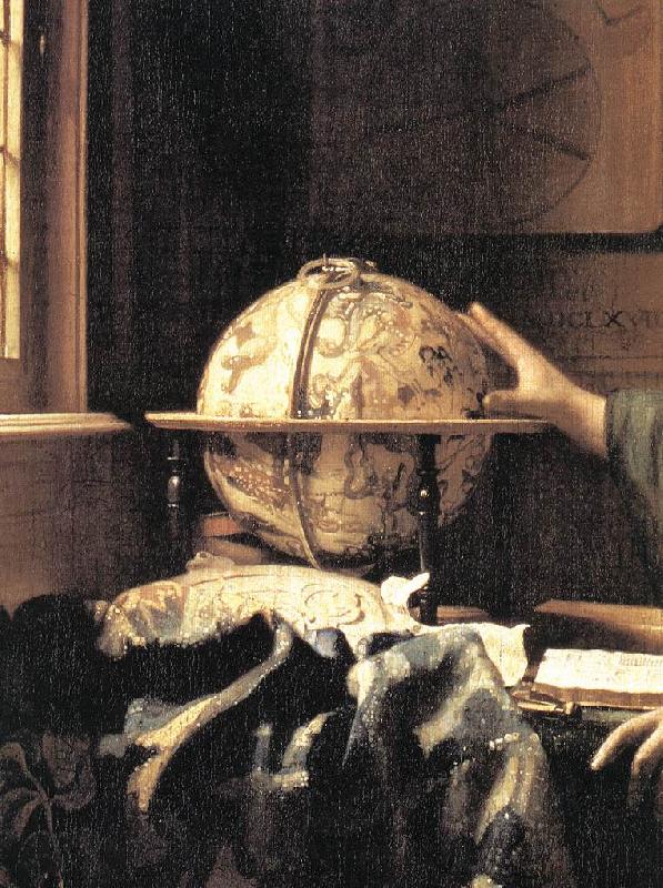 VERMEER VAN DELFT, Jan The Astronomer (detail) wet